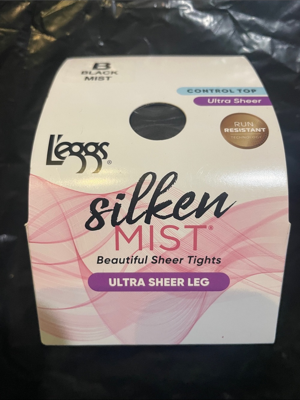 Silken Mist Ultra Sheer Leg: Black Mist